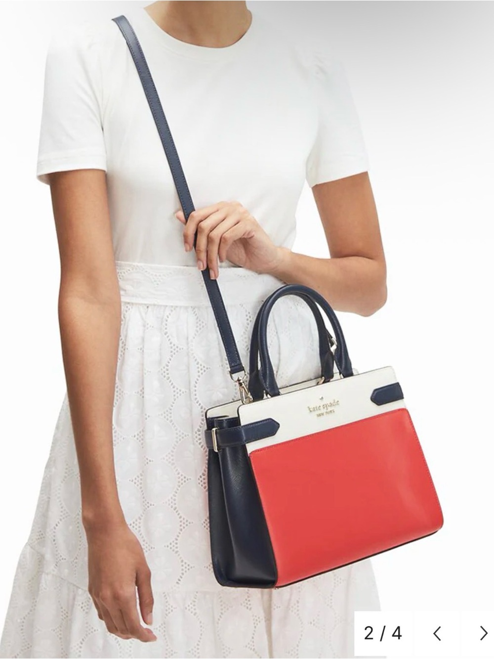 Kate Spade New York | Staci Color block| Medium| Crossbody Satchel